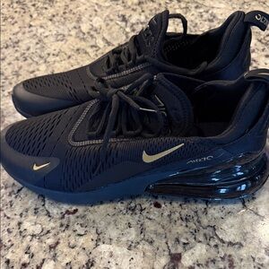 Nike Air Max 270 Black with Gold Accents Mens 11